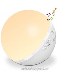 White Noise Machine for Sleeping Baby Adults Fansbe Portable Sleep Machine with 12 Soothing Sounds & Adjustable 7 Color Night Light Sound Masking Machine for Home Travel and Office