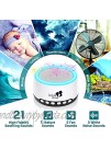 White Noise Machine for Sleeping Baby Kids Thunderstorm Water 21 High Fidelity Soothing Sounds Portable Sound Machine with Night Light
