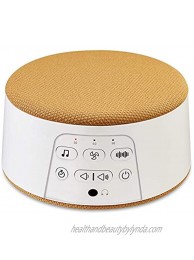 White Noise Machine Sound Machine Continuous Playing Mode with 29 Natural Soothing Sounds Memory Timer Function Powered by AC or USB for Portable Home Therapy and Baby Kids Adults