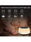 White Noise Machine-Sound Machine for Baby Kid Adult,Noise Machine with Night Light for Sleeping Non Looping Nature Soothing Sounds,Volume Control,Memory Function,Sleeping Machine for Home Nursery