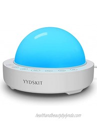 YYDSKIT White Noise Machine with Night Light Sleep Sound Machine for Kids,16 Soothing Sounds Easy Touch Control Sleeping Timer & Memory Feature Plug in Noise Maker for Home Office Baby Adults