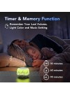 ZOETOUCH White Noise Machine for Sleeping Baby Adults Rechargeable Sound Machine with Night Light & Timer 34 Soothing Sounds Portable Sleep Noise Maker for Office Travel Type C Cord Included