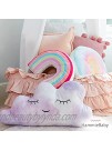 Girls Cloud Pillow | Cute Cloud Nursery and Room Décor Create The Perfect Rainbow Unicorn or Sky Themed Dreamscape