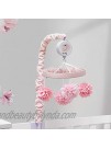 Lambs & Ivy Signature Botanical Baby Pink Floral Musical Baby Crib Mobile
