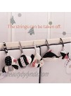 SHILOH Baby Crib Stroller Carseat Decoration 5PCS Sea Animals White and Black Sea Animals