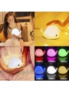 Cute Whale Night Light for Kids,Kawaii Baby Night Light with 7 LED Colors Changing,Tap Control Nursery Squishy Night Lamp,USB Rechargeable,Birthday Gifts for Baby,Girls,Boys,Toddler,Teens,Children