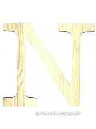 Artemio 14001094 Wooden Letter N Upper Case-11.5 cm
