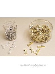 Club Green "Z Plastic Letter Silver 10 x 15 mm Pack of 100