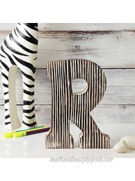 Handmade Wood Letters Alphabet Wall Décor Free Standing Shelf Tabletop Monogram Wooden Blocks Rustic Letters for Coffee Bar Apartment Bedroom Home Initials Childrens Bedroom Wedding Party Home Decor