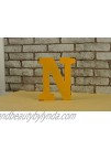 WINGONEER Multi-Color Wood Alphabet Letter Sign Name Kids Room Wedding Nursery Decoration N