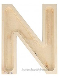 Artemio 1.8x19 cm Hollow Letters Christmas 1 Wood
