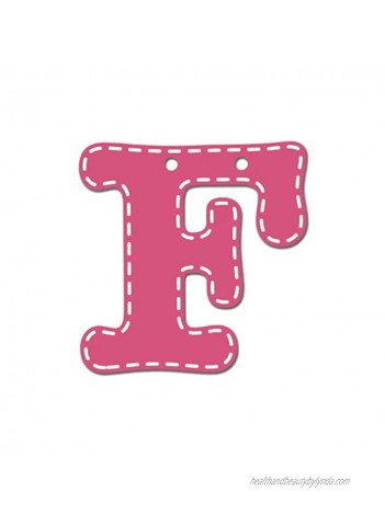 CoCaLo Mix & Match Pink Hanging Letter F