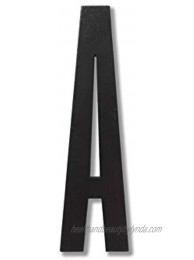 Design Letters Black Wooden Letter A-Z-A One Size