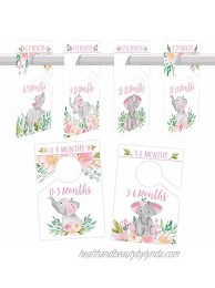 6 Baby Closet Size Dividers Baby Girl Elephant Baby Closet Dividers By Month Baby Closet Organizer For Nursery Organization Baby Essentials For Newborn Essentials Baby Girl Nursery Closet Divider