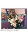 Jumbo Toy Hammock Powkoo Extra Large Toy Hammock Storage Net Organizer | Dimensions: 84 x 59 x 59 inches for Stuffed Animals Nursery Play Teddies White