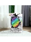 BEETTY Collapsible Laundry Basket Handle Rainbow Volleyball Portable Foldable Laundry Hamper Organizer Cloth Hamper for Family