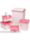 Redmon Budget Series Basket White Pink