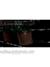 Wall Rope Baskets 2 Pieces Small Cotton Rope Baskets Sets Woven Baskets Storage Hanging Baskets for Organizing Round Baskets for Plants