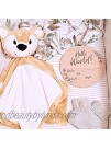 CoCreative Design Baby Birth Name Announcement Sign Wooden Infant Arrival Plaque for Photo Props and Hospital Pictures
