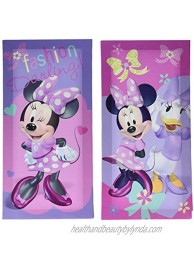 Disney Minnie Mouse Canvas Wall Art 2 Pack 7 x 14