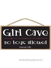Girl Cave Sign No Boys Allowed Sign for Girls No Boys Allowed Sign Girls Wall Decor Girls Decorations for Room Girl Room Decor