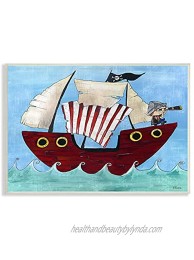 Stupell Home Décor Pirate Ship at Sea Canvas Wall Art 16 x 20 Multi-Color