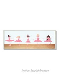 The Kids Room by Stupell Five Ballerinas Rectangle Wall Plaque