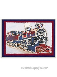 The Kids Room by Stupell Millennium Area Rug 11 x 15 Train