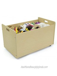 Humble Crew Natural Toy Box with Wheels