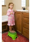Mommy's Helper Step Up Non-Slip Stepstool Froggie Collection Green  14x8.25x6.5 Inch Pack of 1