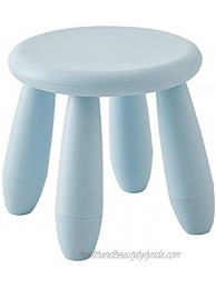 Soerreo Children's Footstools Kindergarten Learning Stools Plastic Light Footstools are Durable and Movable Blue