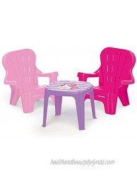 Dolu Toys Unicorn Children's Plastic Table and Chairs Set