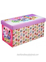 Fresh Home Elements Disney Minnie Mouse Box Toy Chest Storage Bench for Playrooms Paw Patrol Skye 30"