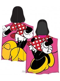 Disney Minnie Mouse Towel Hooded Poncho Bath Beach Girls Kids
