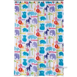 Allure Home Creations Hippo Poly Duck Printed Shower Curtain