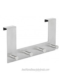 Spirella Punt Collection Door Hook 13.5 Stainless Steel Matt Chrome-Plated