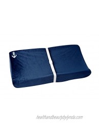 Nautica Kids Nursery Separates Super Soft Changing Pad Cover Navy & Light Blue Anchor