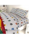 Jay Franco & Sons Harry Potter House Pride Queen Sheet Set 4 Piece Set Super Soft and Cozy Kid’s Bedding Features Hogwarts Houses Fade Resistant Microfiber Sheets Official Harry Potter Product