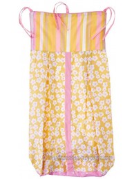 Tadpoles Field of Flowers Diaper Stacker in Yellow and Pink