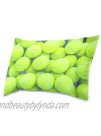 ALAZA Tennis Ball Sport Cotton Lint Pillow Case,Double-Sided Printing Home Decor Pillowcase Size 16"x24",for Bedroom Women Girl Boy