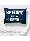Jay Franco Minecraft Beware of The Dark 1 Single Pillowcase Double-Sided Kids Super Soft Bedding Features Creeper Enderman Zombie & Skeleton Official Minecraft Product